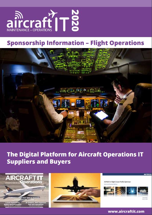 Aircraft IT Flight Ops sponsorship front cover