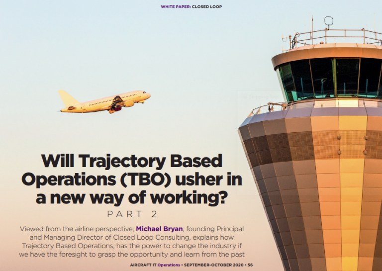Will Trajectory Based Operations (TBO) usher in a new way of working ...